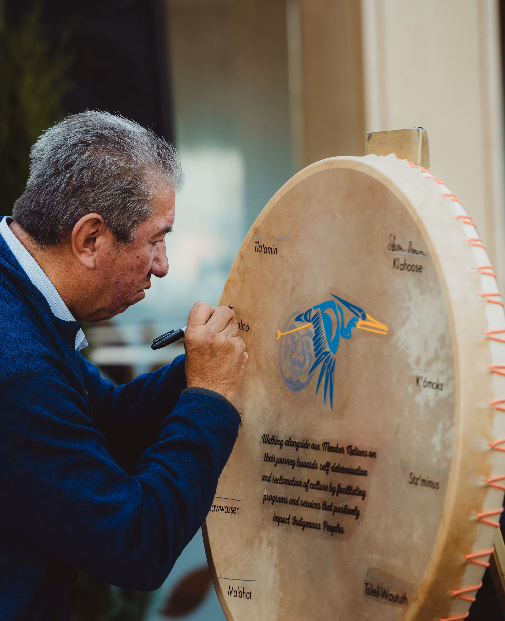 chief signs drum